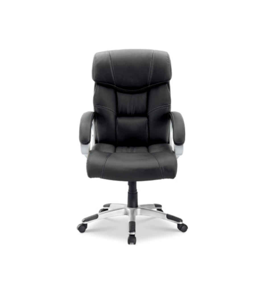 CHAISE DE BUREAU 'DALI' PU NOIR 9725-3