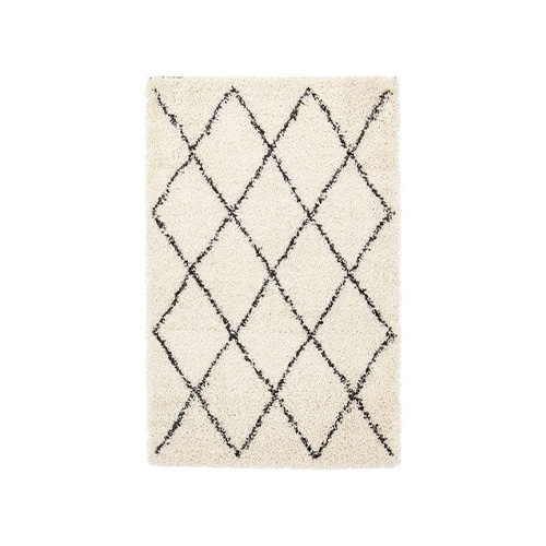 Tapis 120x170 cm GIPS BLANC/NOIR