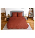 PARURE 240/220  MICROLAVEE TERRACOTTA