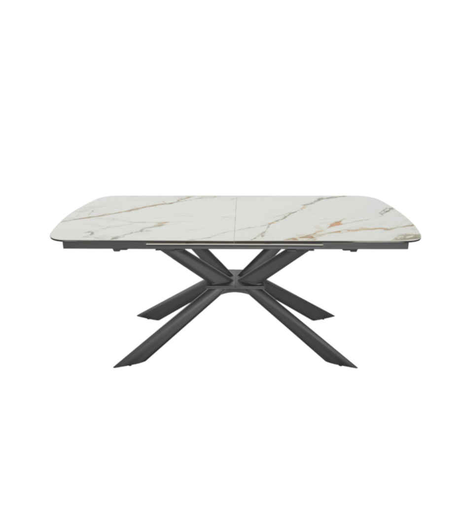 #TABLE 180(260)CM-CERAMIQUE-52943BL - BLANC CAPRI