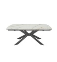 #TABLE 180(260)CM-CERAMIQUE-52943BL - BLANC CAPRI