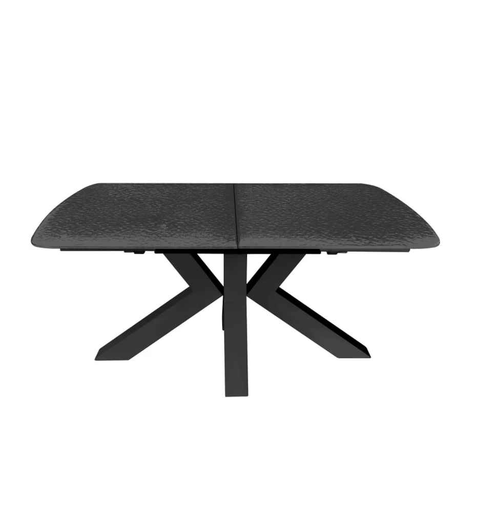 #TABLE 160(220)CM-VERRE-52940NO-OCEANE NOIR