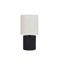 #Lampe Céramique 27 cm ELENA coloris noir