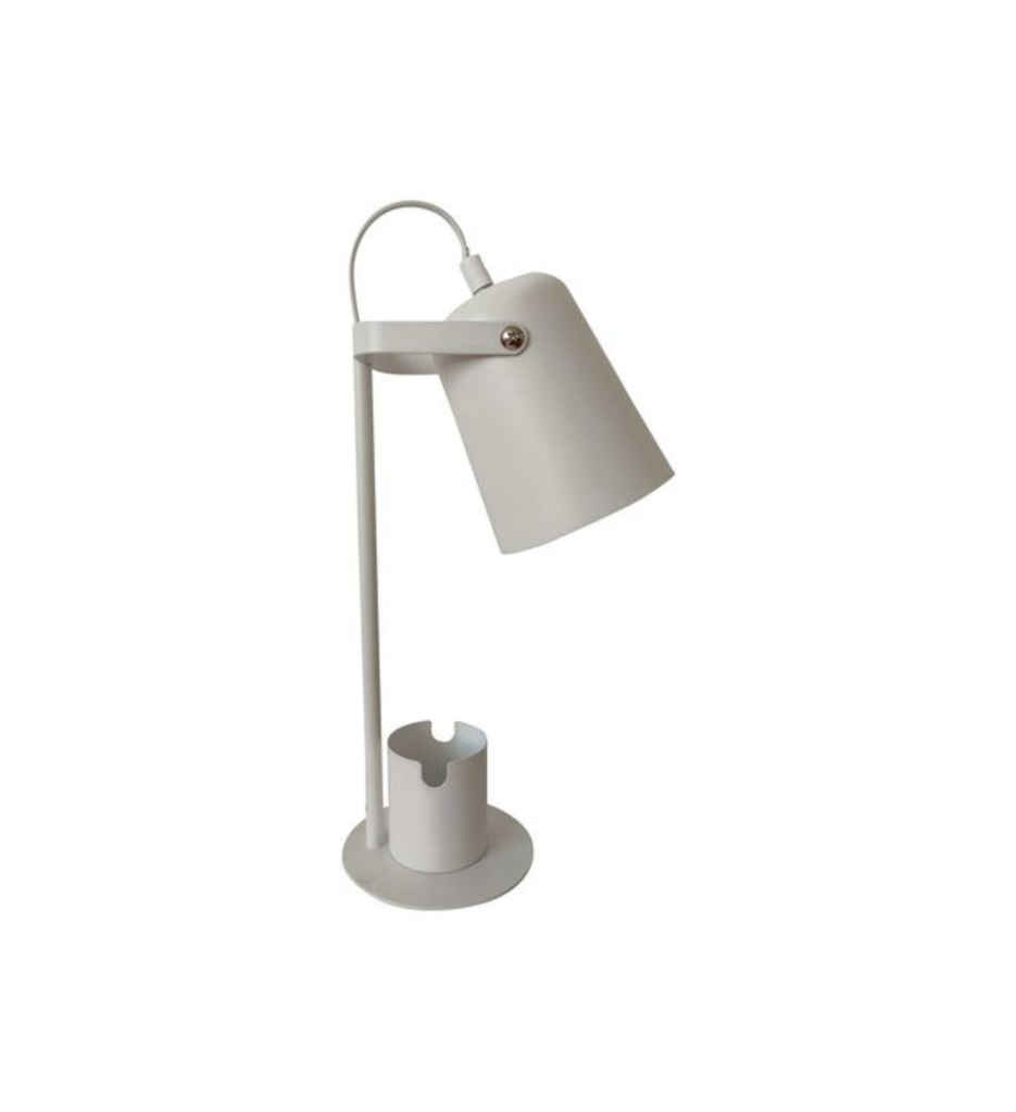 Lampe en métal 35 cm SCHOOL coloris blanc