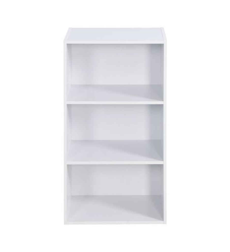 Bibliothèque 3 cases CUBIK coloris blanc