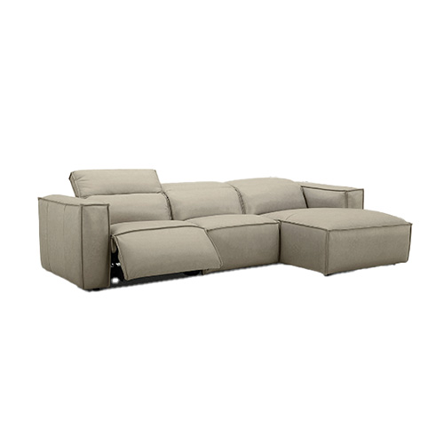 ANGLE DROIT- 2 RELAX ELECTRIQUE-"1.5(LAF)|E|HRE+1.5(0A)|E|HRE+ CL(RAF)|HR(X)"-KM718J-TISSU SAND UTOPIA