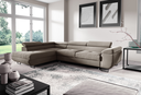 ANGLE GAUCHE CONVERTIBLE+COFFRE-TISSU TORONTO 14 GRIS-ANTON