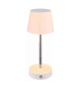 LAMPE PLASTIQUE BLANC LT170-58446W/572311-CARLOS