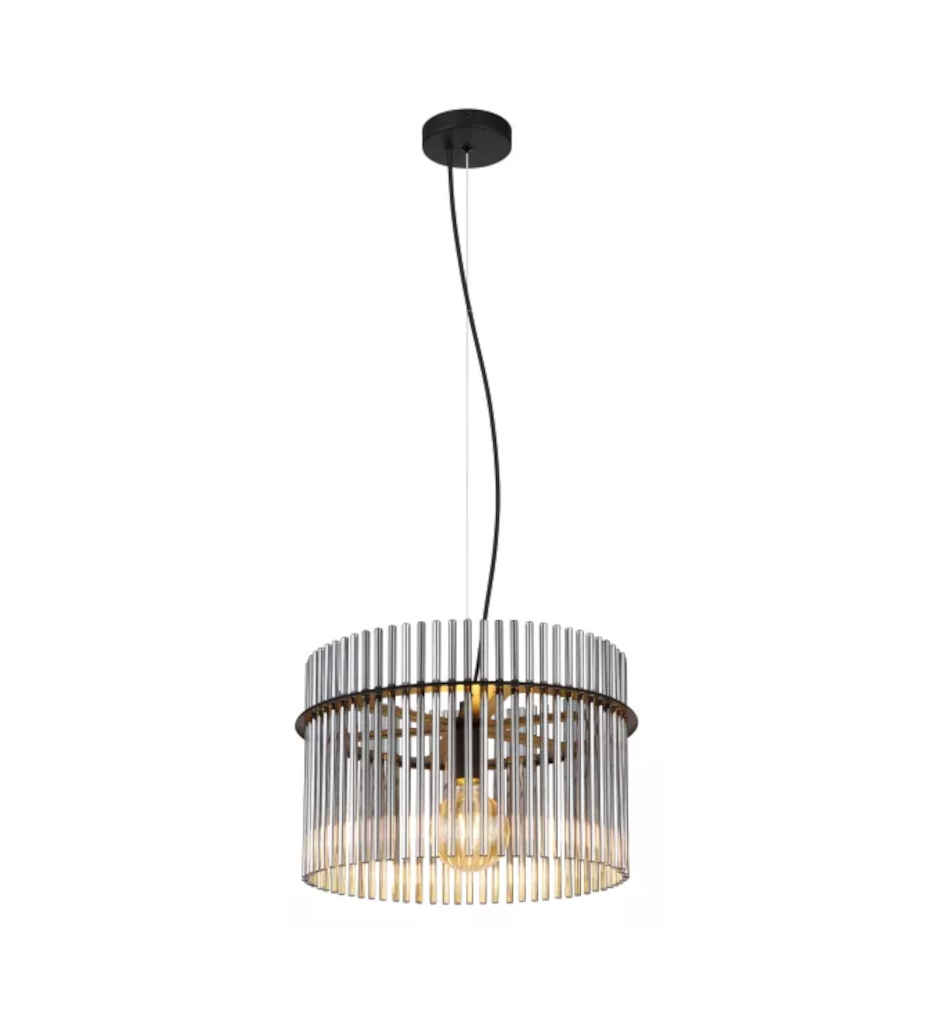 SUSPENSION NOIR/VERRE SU170-15698H-GORLEY