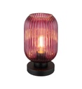 #LAMPE VERRE MAUVE LT170-15469TP/572137
