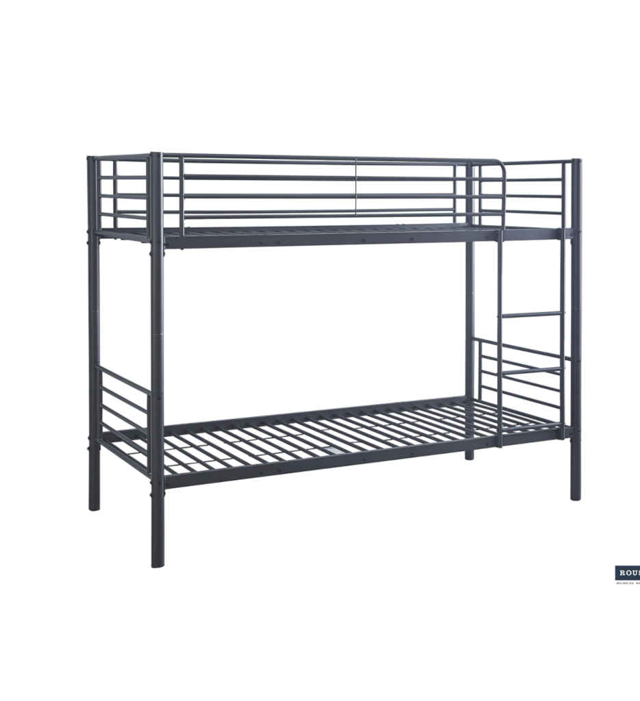 LIT SUPERPOSE 90*200CM DIVISIBLE-GRIS FONCE-REF89520B-SAMMY