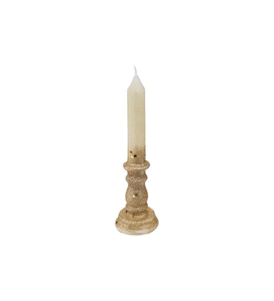 BOUGIE CHANDEL PAILLETTE  OR 134365OR