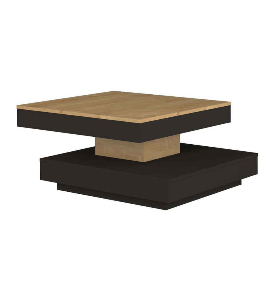 Table basse carrée pivotante TURNY