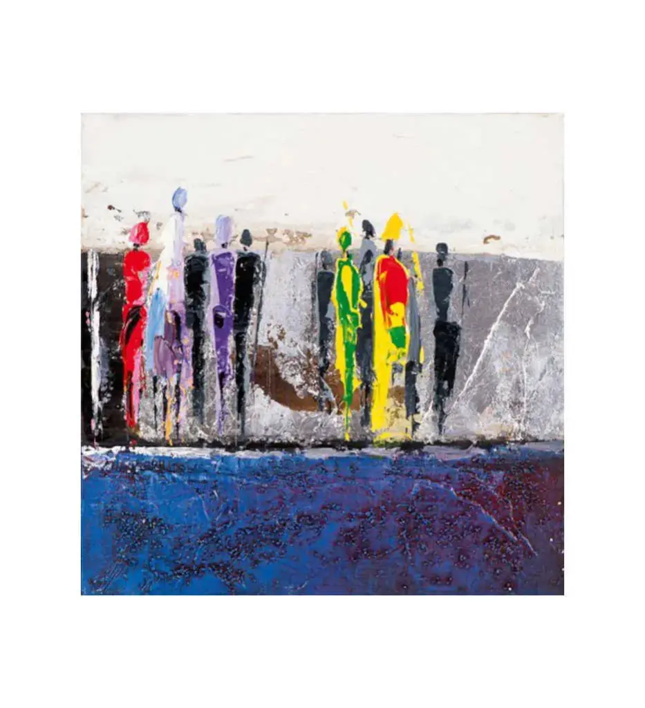 Peinture acrylique 25x25 cm A134