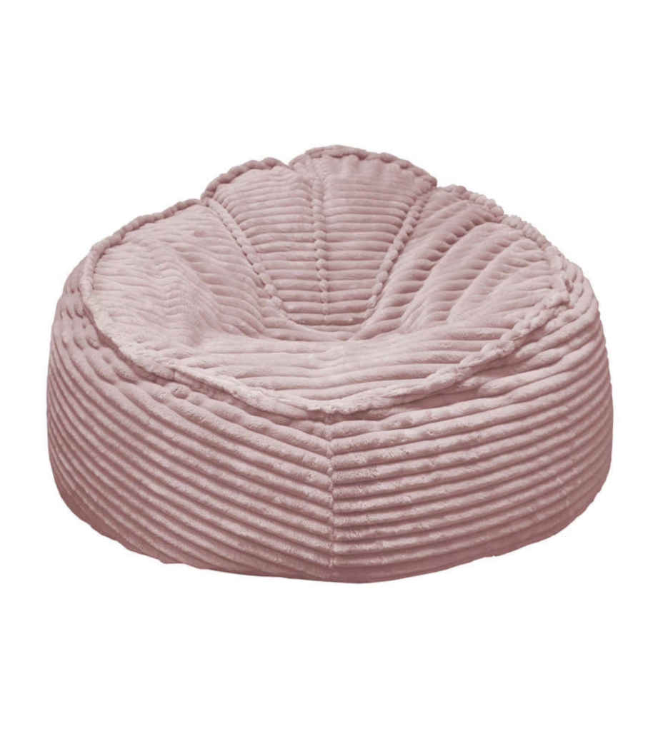 Pouf velours rose BIGGY