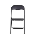 chaise pliante noir LILAS