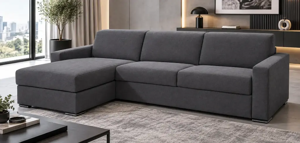 ²ANGLE RAPIDO-LIT COUCHAGE 140*13CM- MERIDIENNE AVEC COFFRE-TISSU ASTRA N° 19-MYTO 2