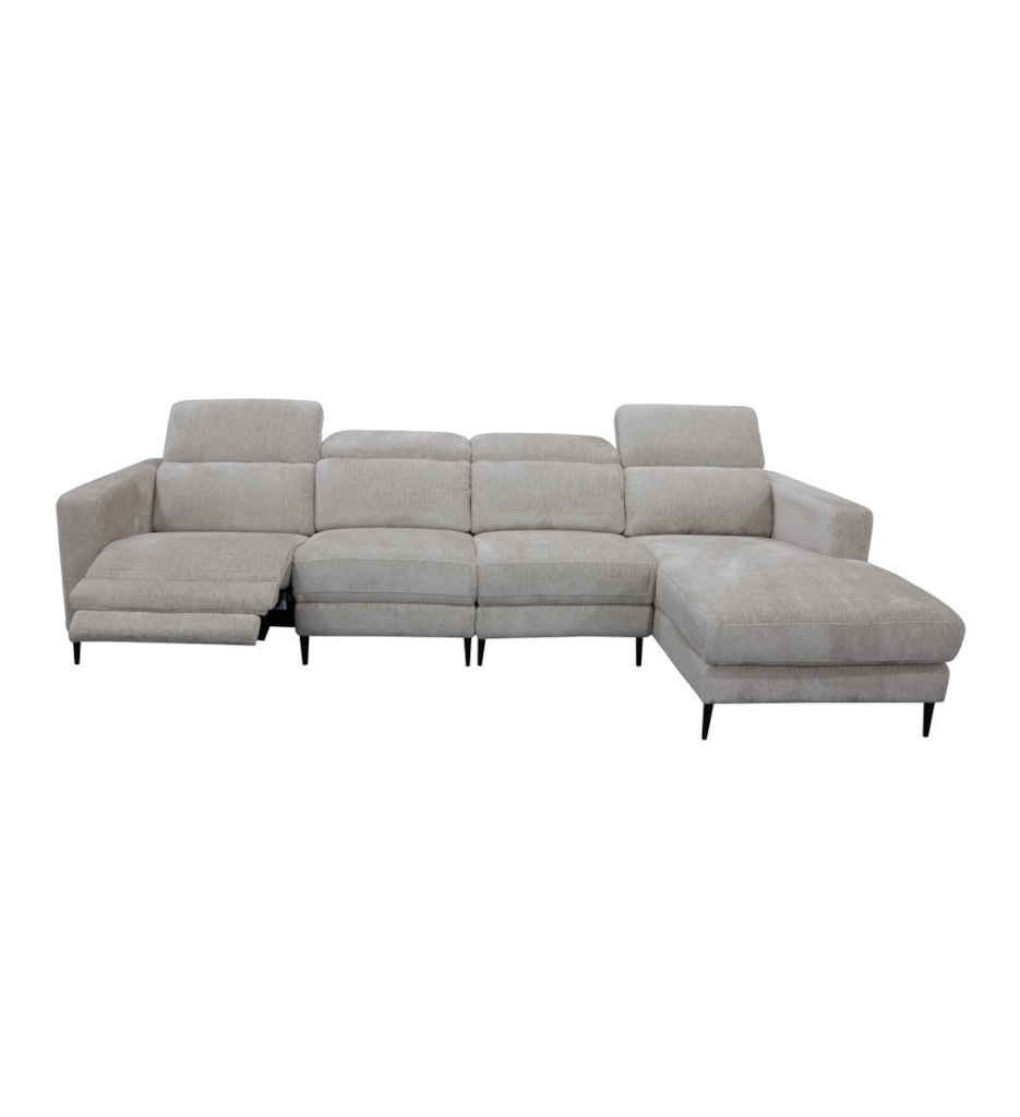 ANGLE DROIT-R3+LC -1 RELAX ELECTRIQUE-TISSU CREAM -MODEL 9007-CORAIL