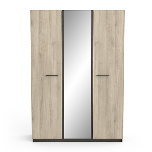ARMOIRE 3PO/1 MIROIR -CHENE KRONBERG/WATERFORD-195672"WATSON"