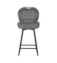 TABOURET DE BAR TAUPE-16237TA -BURTON