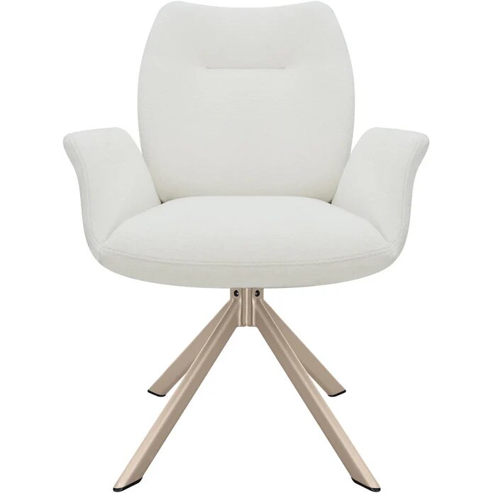 #FAUTEUIL PIVOTANT-TISSU LIN-52954LI-PITT