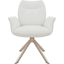 #FAUTEUIL PIVOTANT-TISSU LIN-52954LI-PITT