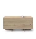 #TABLE BASSE LEAD CHENE ROYAL/BLANC 412665