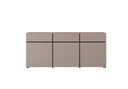 BAHUT 3 PORTES/3 TIROIRS-179CM-24CWMY43-CONGO/CONGO BLACK-CROSS