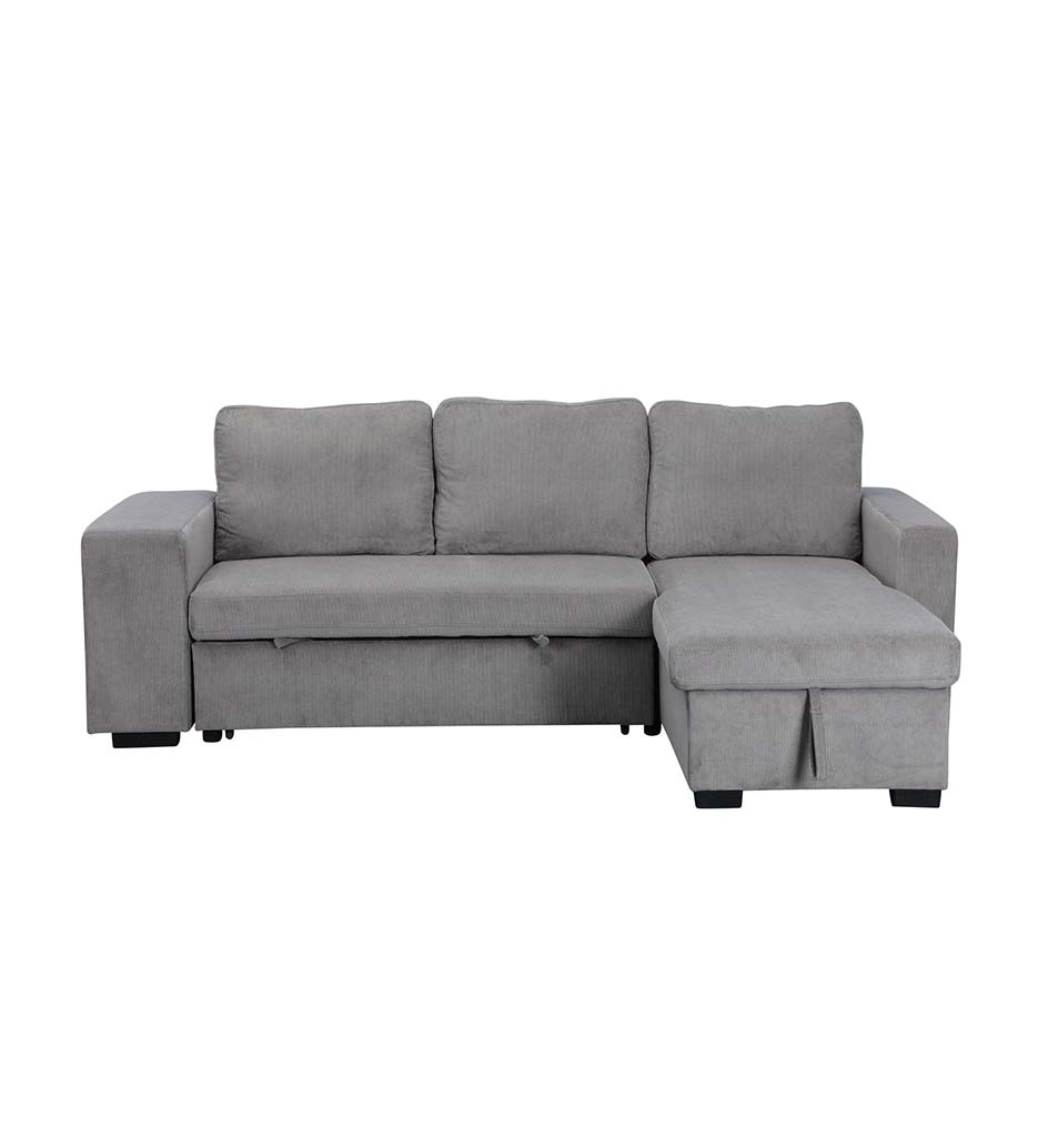 #ANGLE REVERSIBLE CONVERTIBLE + COFFRE-TISSU OTE MODERN #450 GRIS#21248-LUCENA