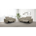 CANAPE 3PL REL ELECTRIQUE-1.5 LAF E HRE+1.5 RAF E HRX-TISSU CAT C WALES TAUPE-KM618H-SEVILLE 2