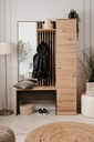 VESTIAIRE 2 PORTES 1 MIROIR MEDAN 42B 003655