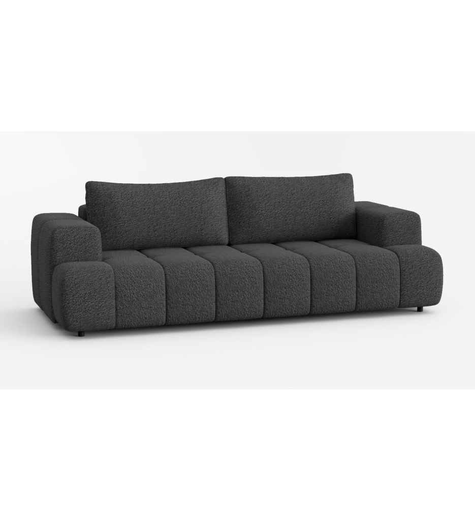 CANAPE-LIT-TISSU ABRIAMO 8-ANTHRACITE-ESSA