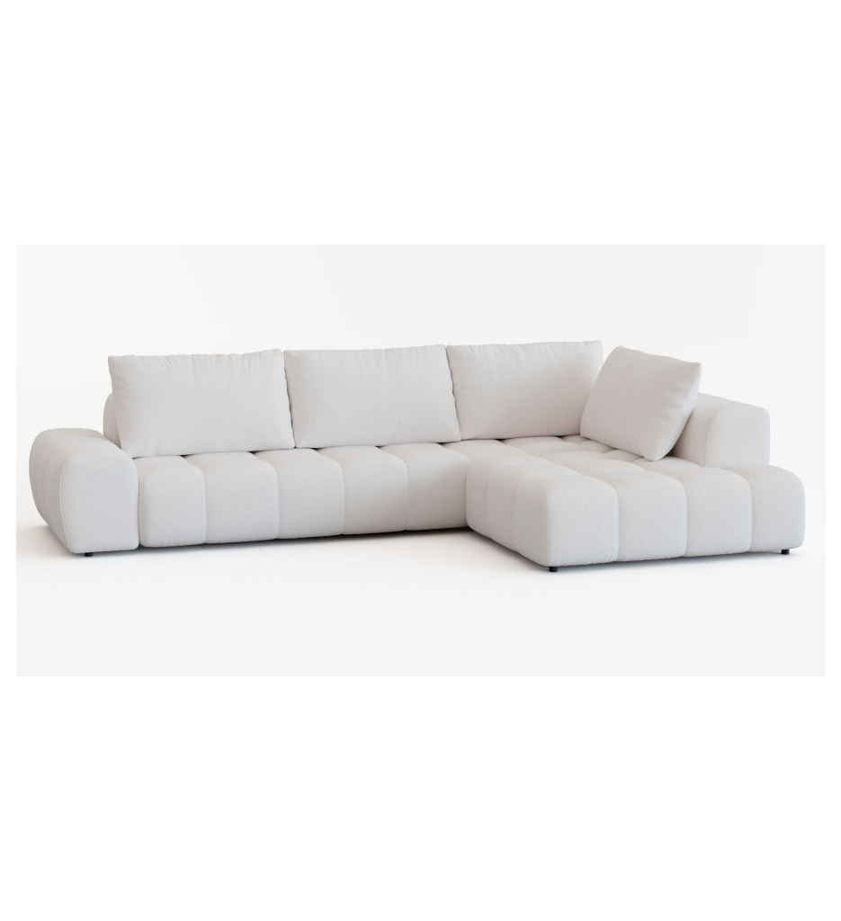 ANGLE GAUCHE FIXE-TISSU ABRIAMO 04 BLANC-ESSA