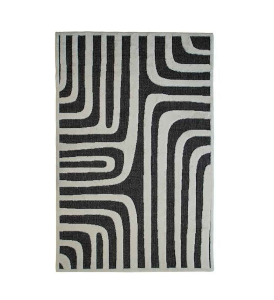 #Tapis Dehors Dedans 120X170 NEW WAVES Optique 121136
