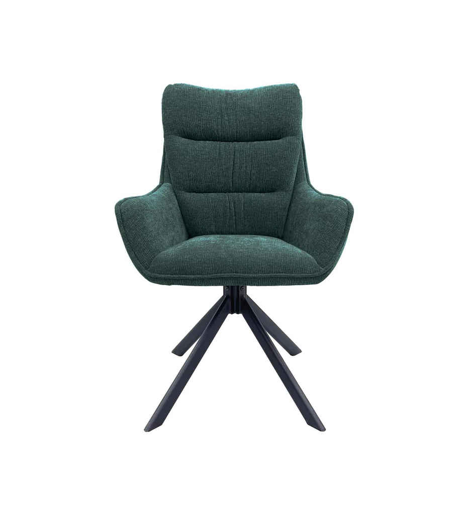 FAUTEUIL BRIDGE PIVOTANT 180°-TISSU VERT-52957VE-BONIFACIO