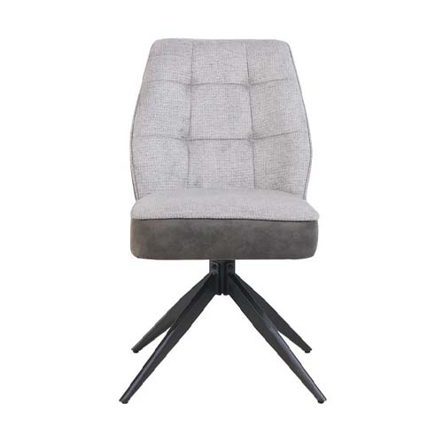 CHAISE PIVOTANTE 180°-TISSU GRIS/GRIS ANTHRACITE-23310GA-LAGOS