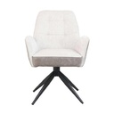 #FAUTEUIL BRIDGE PIVOTANT 180°-TISSU BEIGE CALIR/BEIGE-23311LI -LAGOS