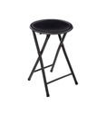 Tabouret pliant PVC noir JJA 140291A