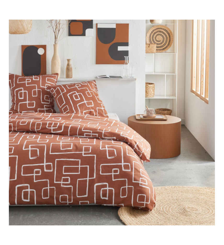 #Parure de lit 2 personnes 220X240 CRAZY 8.12 128896