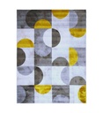 Tapis MODERN 133x170 gris jaune AL 133159
