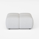 POUF 90*90 CM-TISSU ABRIAMO 04 BLANC-ESSA