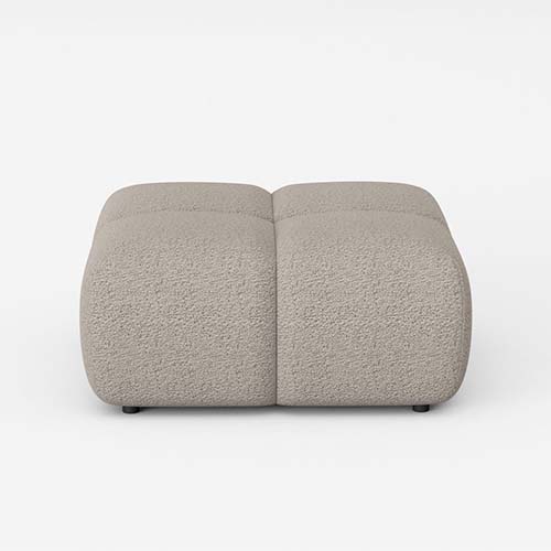 POUF 90*90 CM-TISSU ABRIAMO 02 BEIGE-ESSA