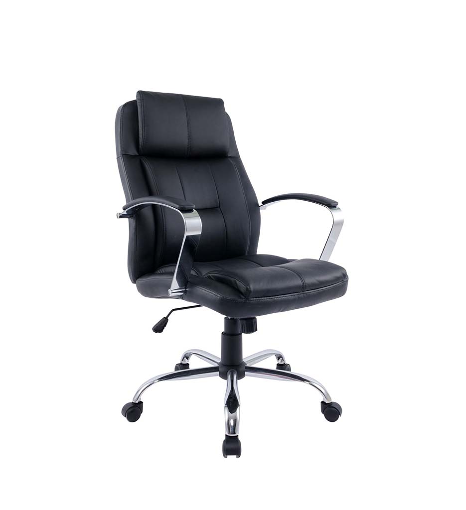 #FAUTEUIL DE BUREAU Noir CHROMO CBA 115850