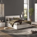 LIT 160*200 CM-579033-16-BLANC BRILLANT-TROPEA