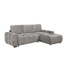 ANGLE DROIT-COUCHAGE+COFFRE-RHF CHAISE W/COFFRE-TISSU SOLO GRIS 454-KF7826-SOLO 2