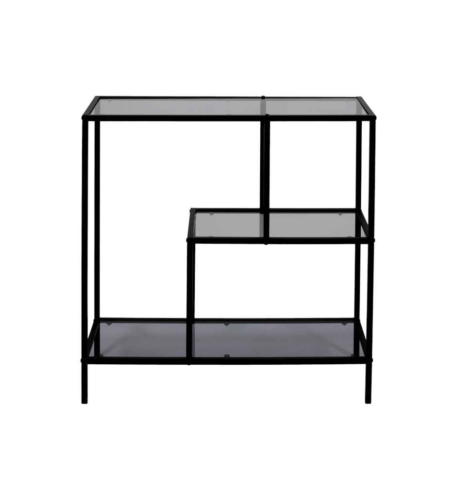 #ETAGERE EDISON VERRE FUME HD0083