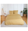 PARURE 260 X 240 MICROFIBRE SATIN DOBBY BLOND