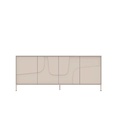 BAHUT 4 PORTES- 207 CM-203194-08-CASMHERE-STONE