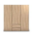 ARMOIRE 3P/2T LG192-HIKORY 939-612445-MOSAIK