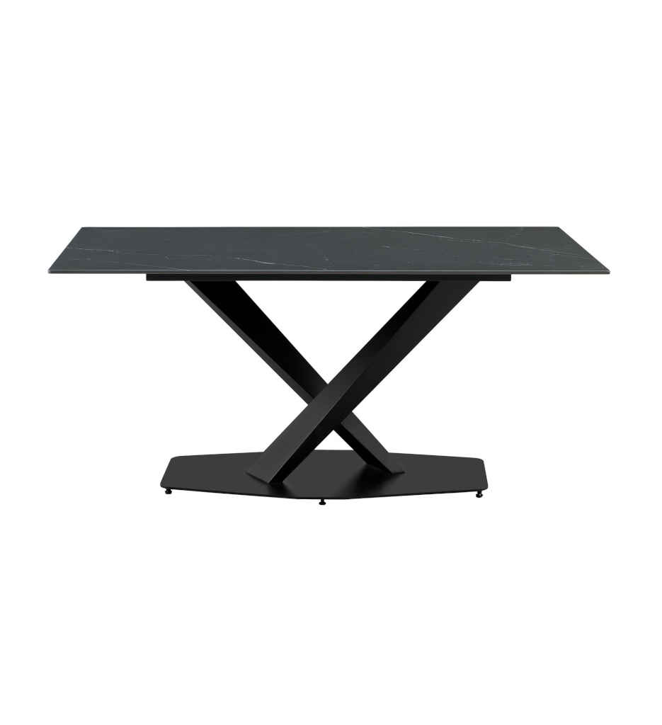 TABLE CERAMIQUE 160x90-18600GA-ANTHRACITE-ELLA